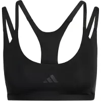 Adidas Soutien-gorge de sport 'OPT STRP LS BRA' noir