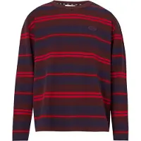 Adidas Originals 90s Alternative Sport Stripe Waffle Long Sleeve T-shirt Violet L Homme