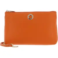 Mandarina Duck Femmes, Sac à main, Sac bandoulière en cuir structuré avec poche principale à fermeture éclair, Orange