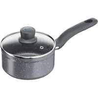 Lagostina Antea Pan Set - High Quality Aluminium Meteorite Parts - 11-Piece For Durability - Suitable for All Hobbs, Except Induction