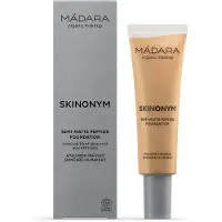 Mádara Skinonym Semi-Matte Peptide fond de teint longue tenue avec des peptides teinte Golden Sand 50 30 ml