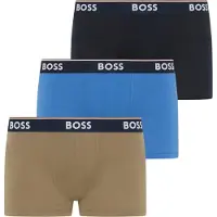 BOSS Lot de trois boxers courts en coton avec taille logotée