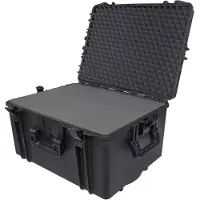 Little Jumbo Valise 620 H340 noire avec mousse à picots