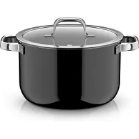 WMF Fusiontec Mineral Pro, Kochtopf mit Deckel, 24 cm, Black 3201114010 4000530758965