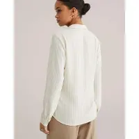 We fashion Chemisier marron / blanc