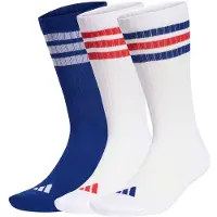 Adidas Chaussettes de sport 'ESS' bleu roi / rouge / blanc