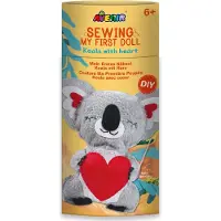 Avenir Couture Koala, Kit de travail manuel, Multicolore, Gris, Rouge