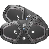 Interphone Cellularline Active Duo Intercom Noir