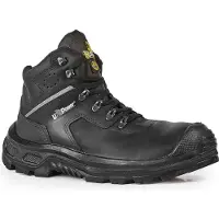 U Group Bottes de sécurité THANOS Gr.43 noir/jaune S3 CI ESD SRC EN20345 Cuir U.POWER RI11334-43