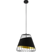 Eglo Lampe à suspension Austell noir Ø 36cm