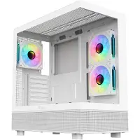 ITek SHOWBUI 42W Case Tower ATX Blanc Verre trempé Eclairage RGB