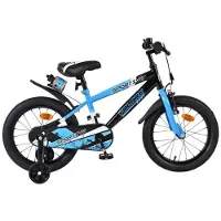 Volare Vélo enfant Sportivo - Garçons - 16 pouces - Bleu Noir