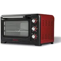 Girmi FE30 Four électrique, 30 l, noir, grill, 1600 W