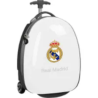 Real Madrid 25/26 Rollwagen 43 cm, Valise, Blanc