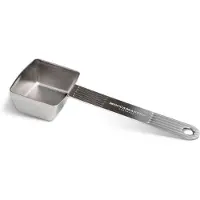 Moccamaster måleske MA2-004 (rustfrit stål) En ske rummer 10 g filtermalet kaffe, Machine à café : accessoires, Argent