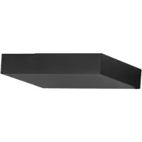 FABAS LUCE Guia - Applique Led En Aluminium - Led Intégrée Ip20 Noir - 24 Cm