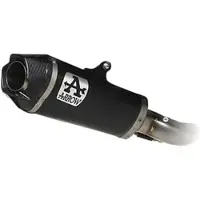 Arrow Works Nichrom Dark With Carbon End Cap Yamaha Tracer 7 ´21-23 Homologated Muffler Argenté Homologated