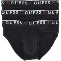 GUESS Slip 'BRIAN HERO' lie de vin / noir / blanc