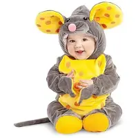 MOM Baby Mouse Costume Jaune 12-24 Months Enfants