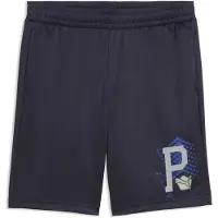 Puma Pantalon de sport bleu marine / bleu foncé / gris clair