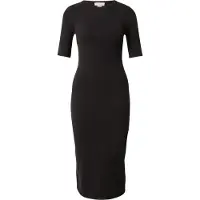Calvin Klein Jeans Lv047d217g Short Sleeve Midi Dress Noir XS Femme