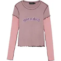 Desigual T-shirt mauve / lavande / baie / poudre