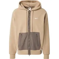 Nike Veste de survêtement beige / taupe / blanc