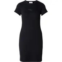 Calvin Klein Jeans Robe 'Monologo Mini' gris / noir