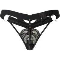 Hunkemoller String 'Emmeline' noir