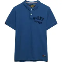 Superdry Vintage Athletic Short Sleeve Polo Bleu L Homme