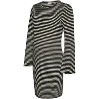 Mamalicious Robe 'MLGABBY' noir / blanc