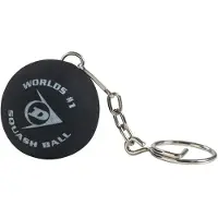 Dunlop Squash Ball Key Ring 12 Units Noir,Argenté