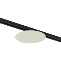QAZQA Plafonnier beige moderne pour système d'éclairage sur rail monophasé 2 lumières - Iconic Pulley