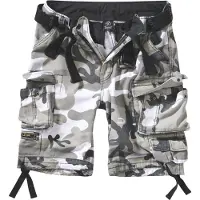 Brandit Pantalon 'Savage Vintage' gris fumé / greige / gris foncé / blanc