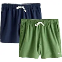 Next Shorts de bain 'Core Essential' bleu foncé / vert
