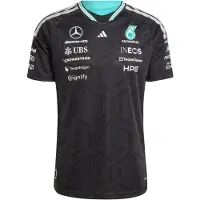 Adidas T-Shirt fonctionnel 'Mercedes - Amg Petronas Formula 1 Team Driver' aqua / noir / blanc