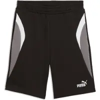Puma Pantalon gris clair / noir / blanc