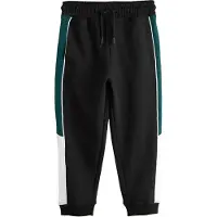 Next Pantalon émeraude / noir / blanc