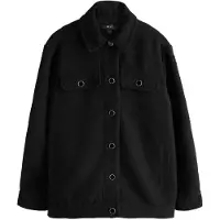 Next Veste mi-saison 'Shacket' noir