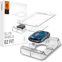 Spigen Protection d'écran EliteShield EZ Fit avec applicateur pour Apple Watch Series 10 / 11 - 46 mm - Transparent