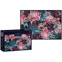 Trefl Puzzle Jardin Secret - Fleurs Japonaises - 1000 pièces