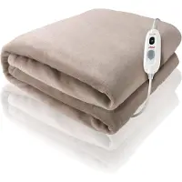 Ufesa Softy Couverture chauffante électrique 160x100cm, 120W, 3 niveaux de température, Arrêt automatique, Lavable.