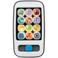 Mattel Lernspass Smartphone Jouet d'apprentissage de la musique pour bébé, gris, version française (Allemand, 0.50 - 3 Années)