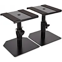 Gear4Music Desktop Monitor Speaker Stands by Pair