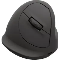 Fellowes Souris verticale Bretyta Plus+, taille S, pour droitiers, ergonomique, triple connectivité, 400-2400 dpi, avec protection Microban, noir