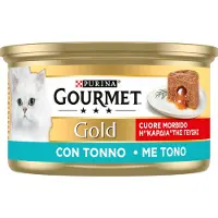 Gourmet 24x85g Gold Cœur fondant thon nourriture humide pour chat