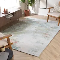 Studio Clarice Tapis abstrait – Candice Mint | 160x230cm | Rectangulaire | Pile courte