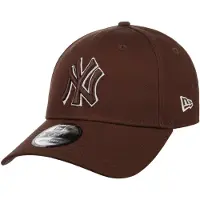 New Era Casquette 'TEAM OUTLINE 9FORTY NEYYAN' marron châtaigne / blanc