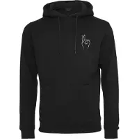 Mister tee Sweat-shirt noir / blanc