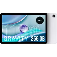 SPC Gravity Pro - Tablette 11 pouces avec Matte View FHD antireflet, 256 Go, 6 Go de RAM, connexion 4G, Octa-Core, Android 14 et charge rapide 18W